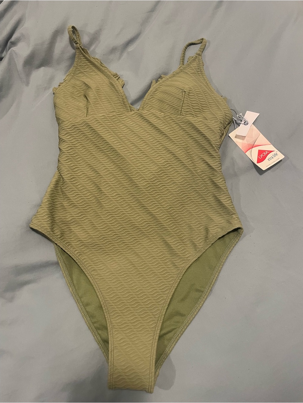 O'Neill Olive Green One-Piece Swimsuit NWT